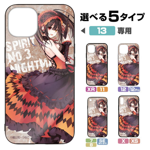 『デート・ア・ライブ』原作版 時崎狂三 強化ガラスiPhoneケース/7・8・SE(第2世代)共用
